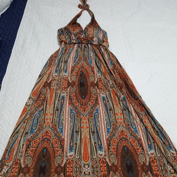 Long Haltered Dress - Picture 2 of 3